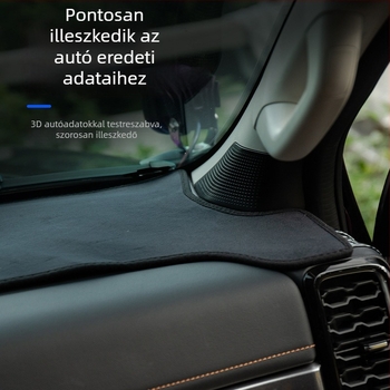 Suede műszerfalvédő szőnyeg Ford Rangerhez – minden évszakhoz, eredeti modell stílus, egyszínű mintázat, Guangdong eredet
