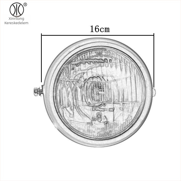 XRL-122 Motorkerékpár fényszóró, H2 Halogen, 12V, 35W, kerek fedél
