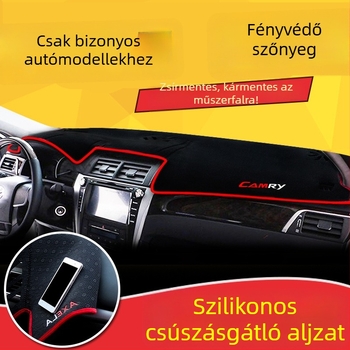 Autó műszerfalának napvédő matraca – poliszter, Bei Ai márka, testreszabható, nyomtatott logó