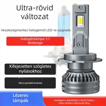 Kompakt LED-fényszóró autókhoz, H7/H4, 12-24V, 11000 lm, 90 W, 9005