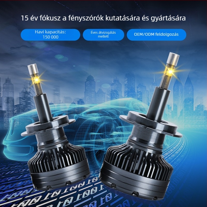 Q1 autó LED fényszórók: CSP3570, 45W, 9-36V, 5000 lm, IP68