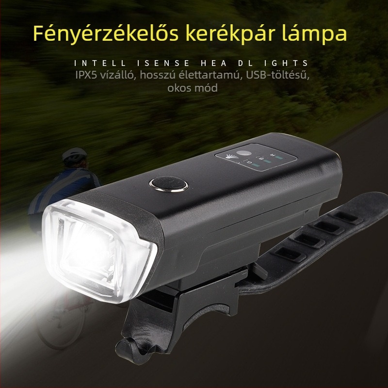 USB-töltésű kerékpár első lámpa MTB-hez — Márka: East Road; Feldolgozás testreszabása: Nem; Importálás: Nem