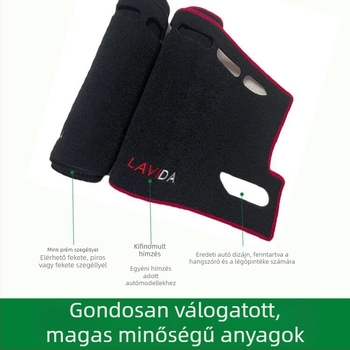 Műszerfal matrac – szilikon, logó minta, márka: Egyéb