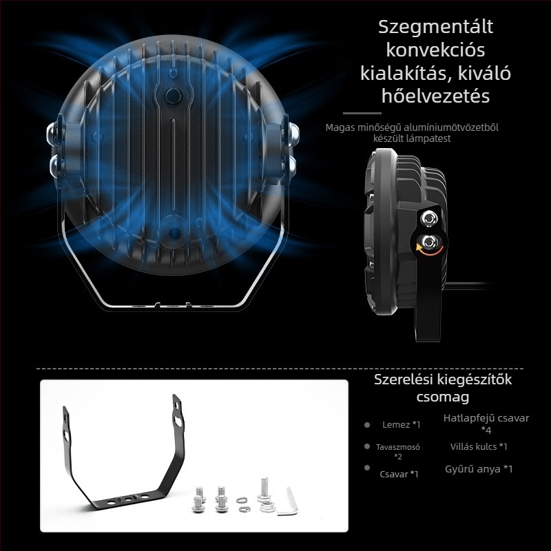 Northern lucky star LED spotlámpa 50W alumíniumötvözetből, GZ13CL, univerzális terepjáró járművekhez, Wrangler kompatibilis