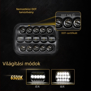 Chengguang LED elsőfényszóró Wrangler/JEEP-hez Osram LED-del, 95W, 12V, IP65, öntött alumínium ház