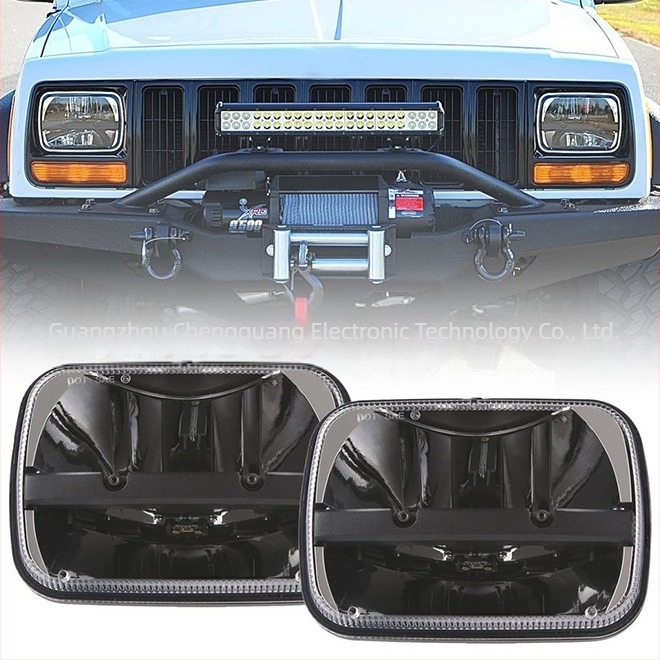LED első fényszóró Jeep Wranglerhez – MS-S5702, 30W, 12V, IP65, 2100 lm