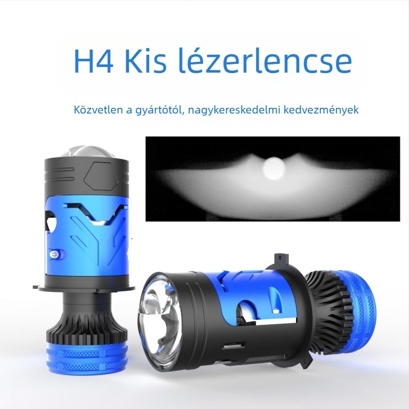 M01Y-H4 autó LED fényszóró Fish-Eye kettős lencsével, alumínium ház, 12V, 150W, magas fordulatszámú, csendes ventilátor