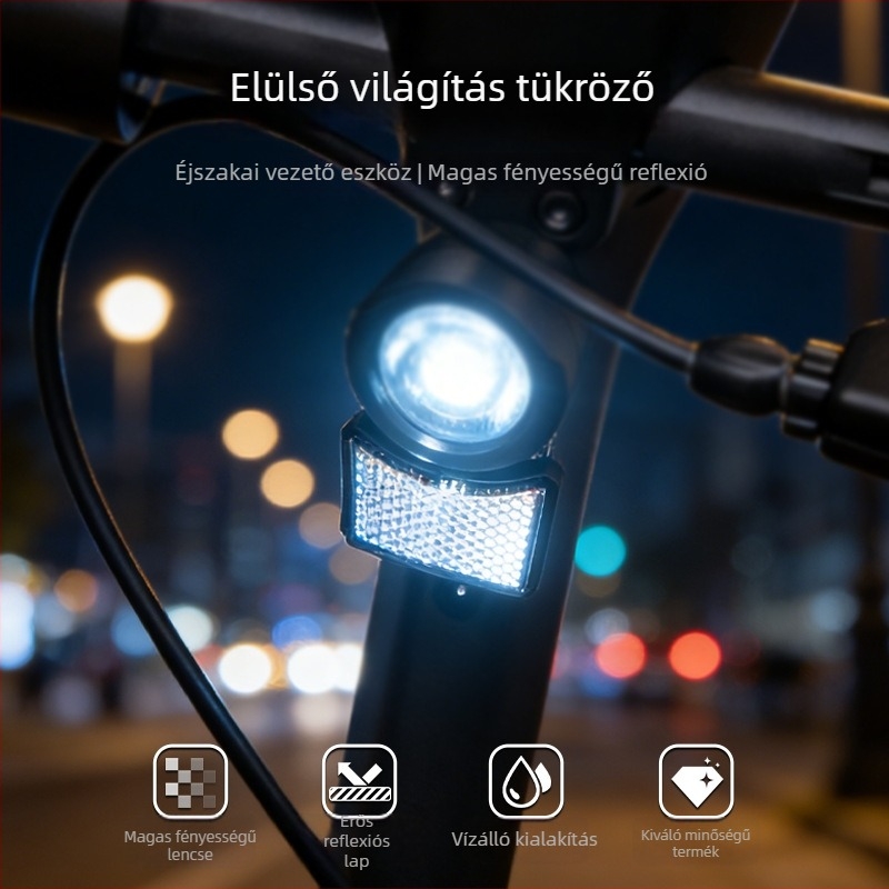FG-03 Előre LED lámpa összecsukható robogóhoz és kerékpárhoz, 1W, 48V, 6000 lm, IPX4