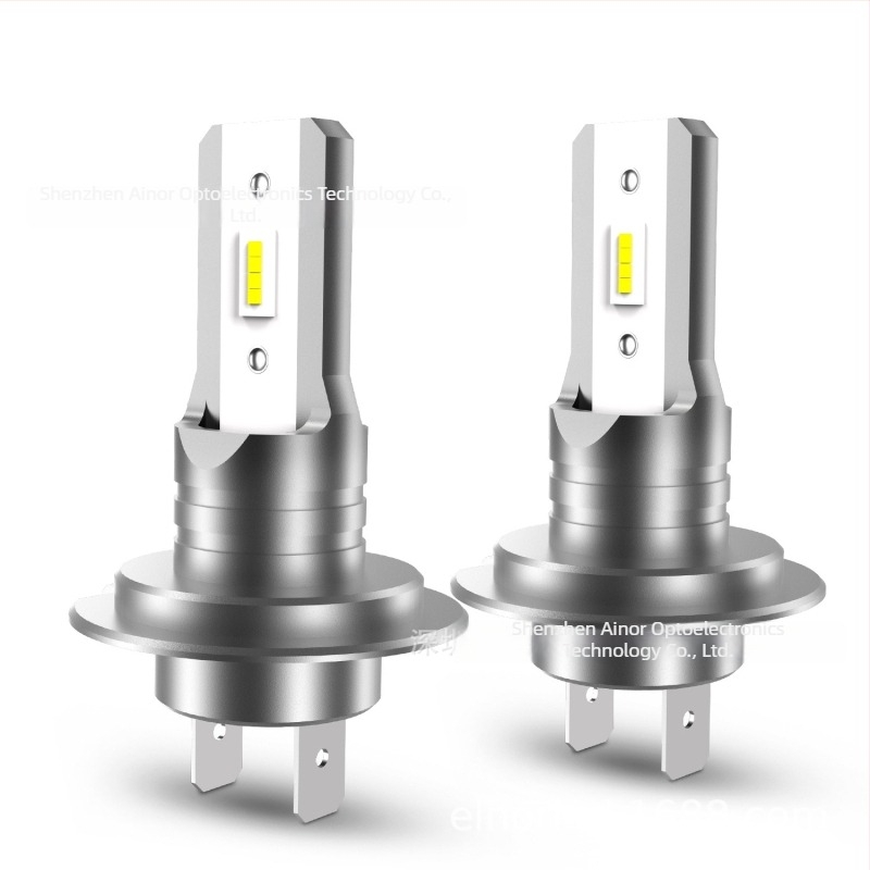 H7 LED autó lámpa, 12V, 18W, 2000LM, alumínium ház, 3570 LED-ek, IP65, élettartam 10000h