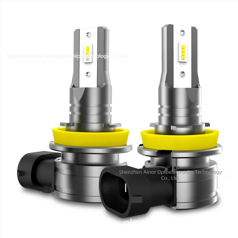 H7 LED autó lámpa, 12V, 18W, 2000LM, alumínium ház, 3570 LED-ek, IP65, élettartam 10000h