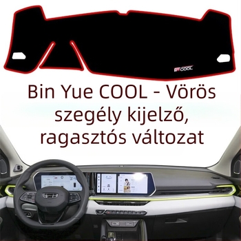 Geely Binyue COOL 2022-hez illő középkonzol anti‑glare párna, PVC