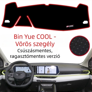 Geely Binyue COOL 2022-hez illő középkonzol anti‑glare párna, PVC