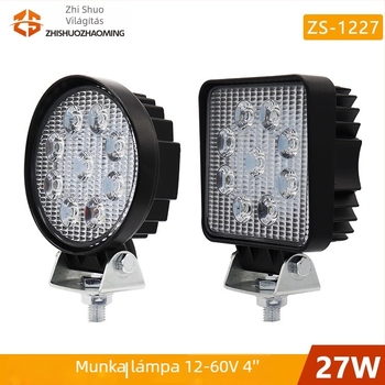 Univerzális LED munkalámpa nehézgépekre, 27W, 6500 lm, 10000 h, Cikkszám zs-1327