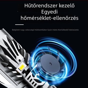Autó LED lézeres fényszóró Bi-Lens-sel, H4 magas/alsó fény, 43W, 12V, 3200 lm, IP68, M01p modell
