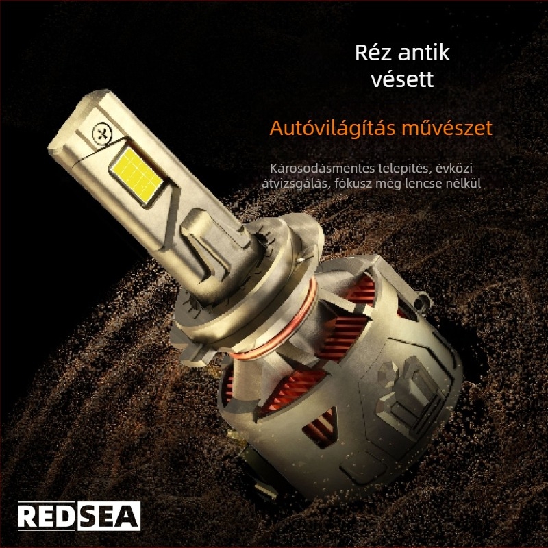 Autó LED fényszóró: 330W, 12-24V, 33000 lm, IP68, CSP 5080-15 core