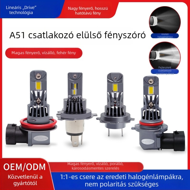 LED autófényszóró A51 28W 12V 4800lm IP67