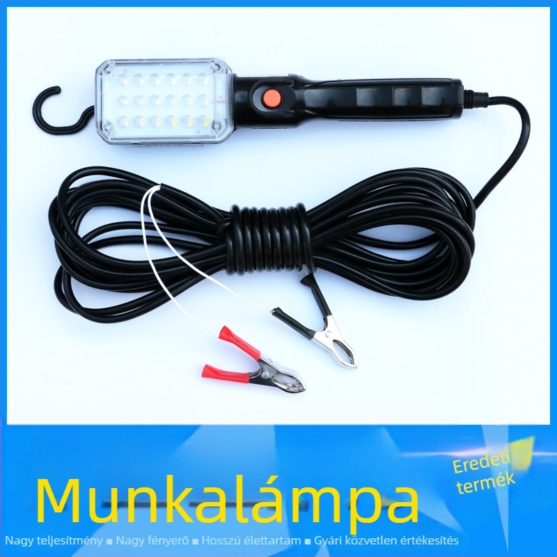 12-85V LED munkalámpa, kézi, mágneses rögzítés, vizsgálati és vészvilágítás