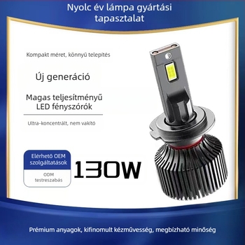 Autó LED fényszóró izzók 9005/9006, 9012, H11, H7, H4 - mindent egyben, erős fény, 65W, 12-24V, IP68, 50 000 óra