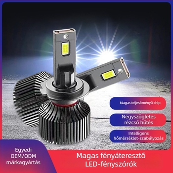 Autó LED fényszóró izzók 9005/9006, 9012, H11, H7, H4 - mindent egyben, erős fény, 65W, 12-24V, IP68, 50 000 óra