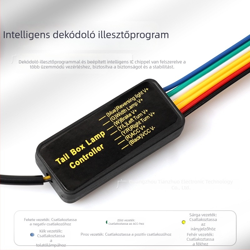 Magas felszerelésű féklámpa szalag több üzemmódú LED irányjelzőkkel és folyó fényhatással