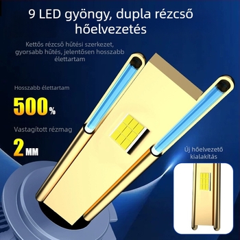 LED autófényszórók R9, 130W, 24V, 13 000 lm, IP68