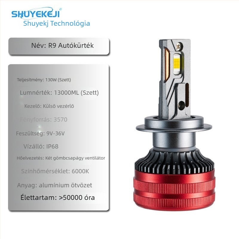 LED autófényszórók R9, 130W, 24V, 13 000 lm, IP68