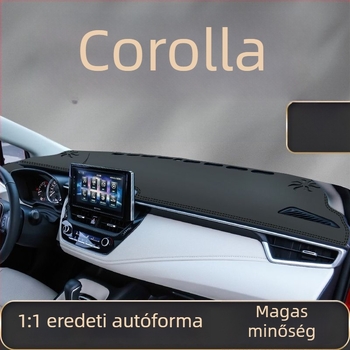 Toyota Corolla középkonzolhoz illő autóalkatrész – hőszigetelő és napvédő kárpitozás a műszerfalhoz, dekoratív kiegészítő