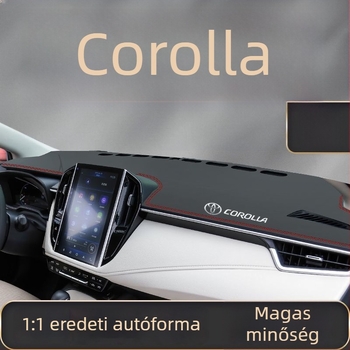 Toyota Corolla középkonzolhoz illő autóalkatrész – hőszigetelő és napvédő kárpitozás a műszerfalhoz, dekoratív kiegészítő