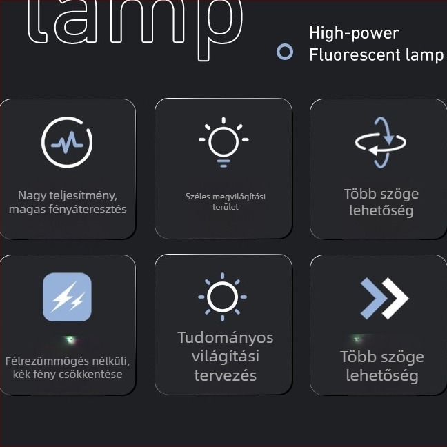 Szemtakaró asztali lámpa összecsukható olvasólámpa, 220V, PVC árnyék, CRI ≥95, nemzeti AA szintű megvilágítás, hangvezérlésű kapcsoló