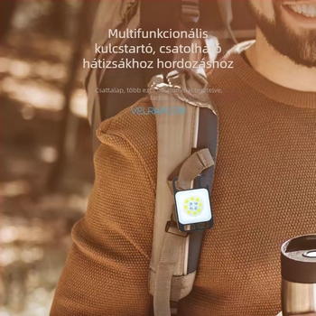 Mágneses kulcstartó LED munkalámpa – 5W, 500 mAh, újratölthető, kézi hajtás, töltő tartozék