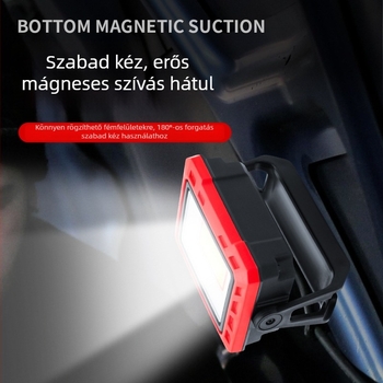 Mágneses LED munkalámpa Sq05, 6000–7000K, 2000 lm, 3.7V