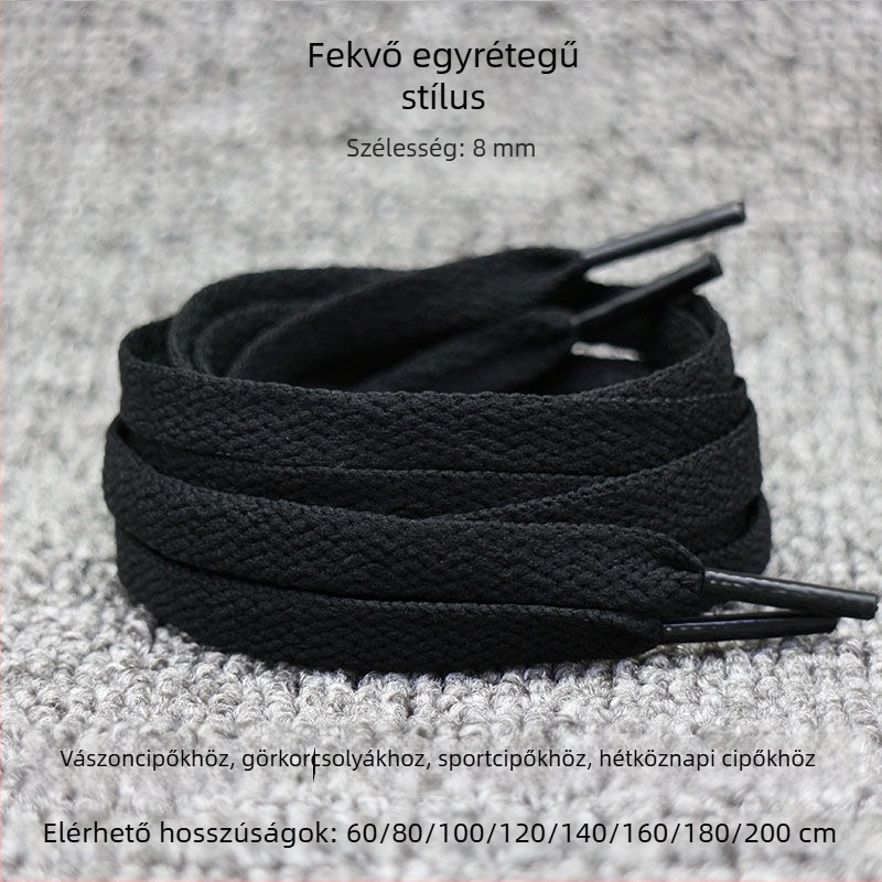 Kör alakú cipőfűzők textile cipőkhöz – tavaszi szezon