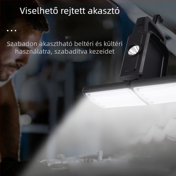 Napelemes kemping LED munkalámpa, újratölthető, 5W, 1200mAh akkumulátor, napelemes töltés, hordozható sátorvilágítás