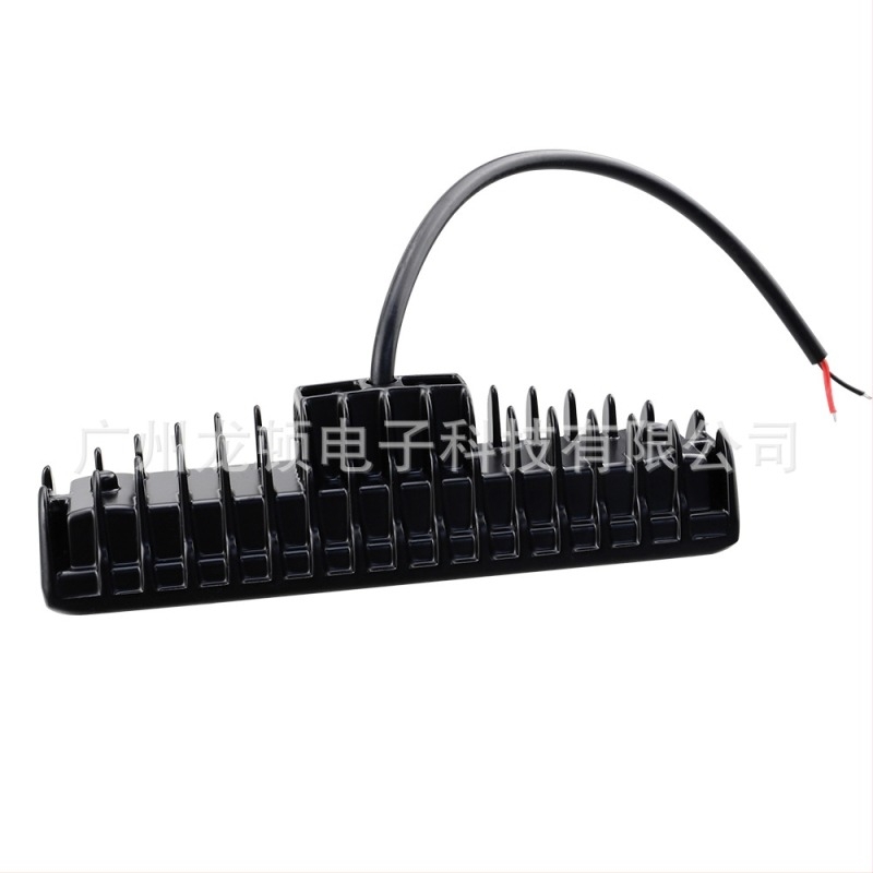 Autó LED munka lámpa 12-24V, egyenes formájú, 16 LED, 48W, 1800 lm, 7500K