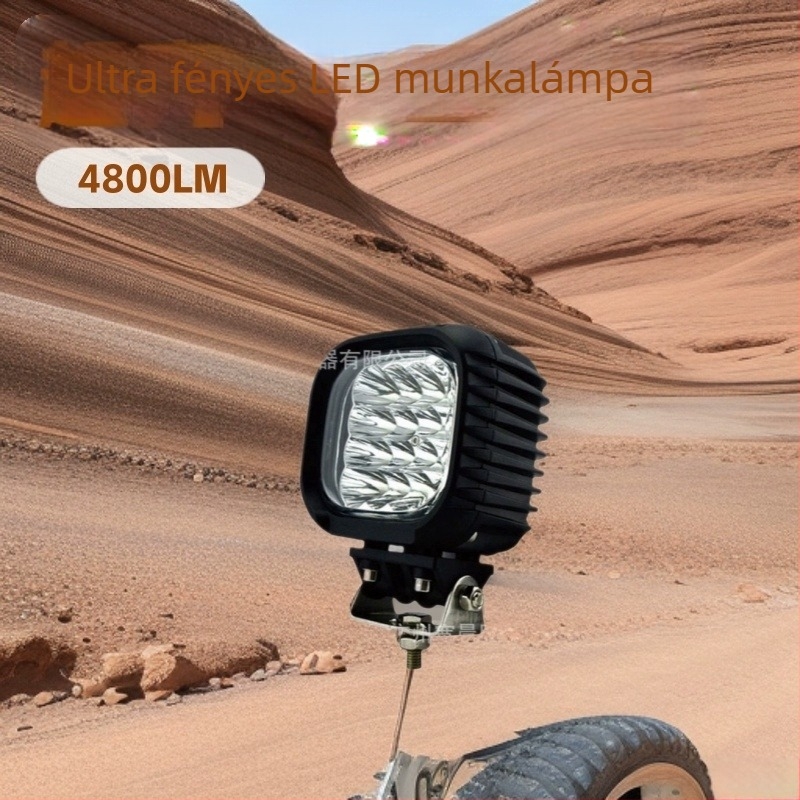 LED munkalámpa KC-4148S - 48W, 4800LM, 6000K, 10-30V DC, öntött alumínium ház