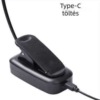 Klippos LED asztali lámpa olvasáshoz és tanuláshoz – USB tápellátás, szemvédelem, modern minimalista stílus, tanulási fény