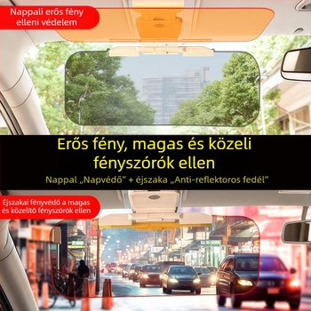 Autó nappali- és éjszakai anti-glare tükör a sofőr részére, anyag: akril-ABS, eredet: Zhejiang, minden évszakhoz, kód: 1596