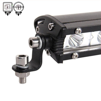 Gépjármű LED munka világítás, ultra vékony egy soros 3 LED, 9W, 12-24V, 10800 lm, 2525 LED, 6500K