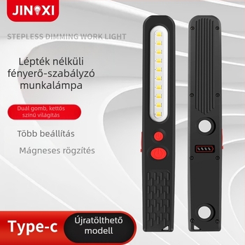 S501 COB LED Munkalámpa, 5W, 3.7V, 350 lm