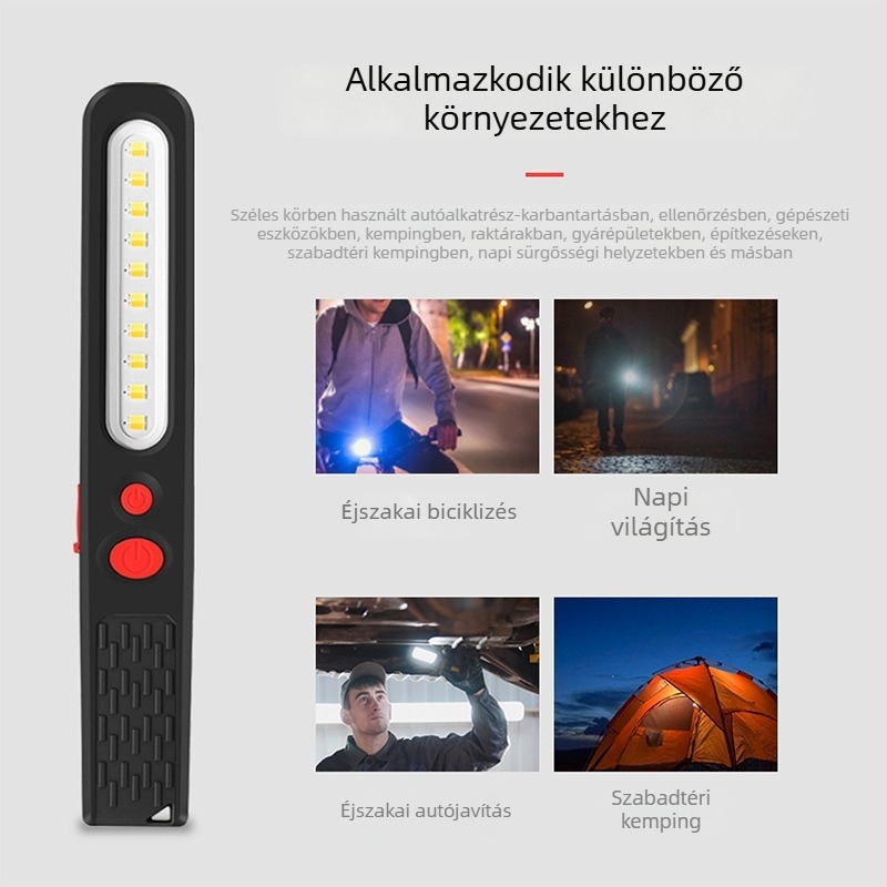 S501 COB LED Munkalámpa, 5W, 3.7V, 350 lm