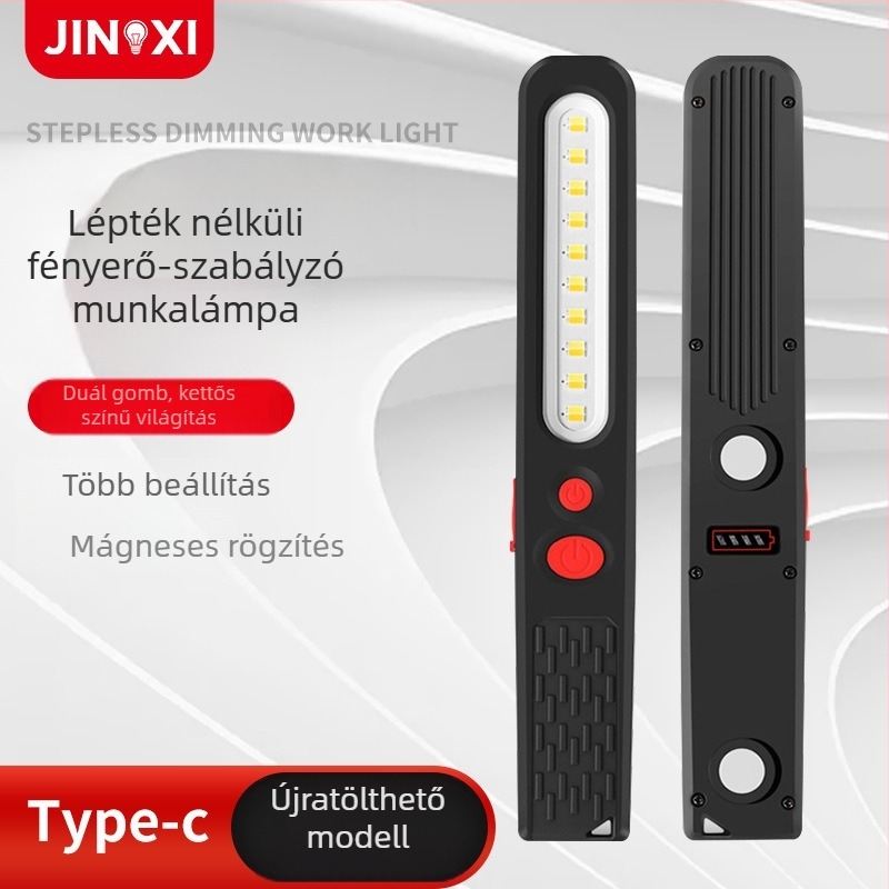 S501 COB LED Munkalámpa, 5W, 3.7V, 350 lm