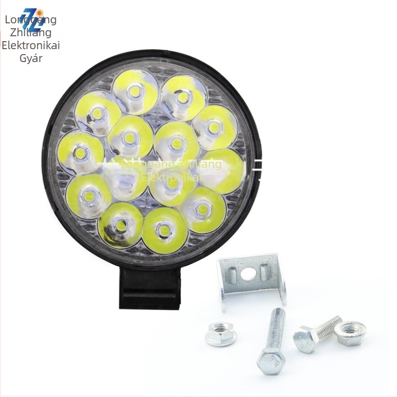 LED autómunka fénye, alumínium ház, 27W LED, 12–35V, 3520 lm, élettartam 50 000 óra