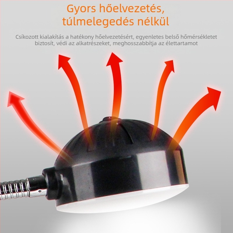 LED gépészeti munka lámpa erős mágneses alapú varrógépekhez – ipari univerzális asztali lámpa, 220V/24V (Brand: Nine; LED; Mágneses alap; Feszültség: 220V/24V; Varrógépekhez)