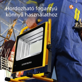 Shenhuo FS1-M mobil vízálló, újratölthető LED floodlight kültéri mérnöki projektekhez — hordozható kézi munkafény