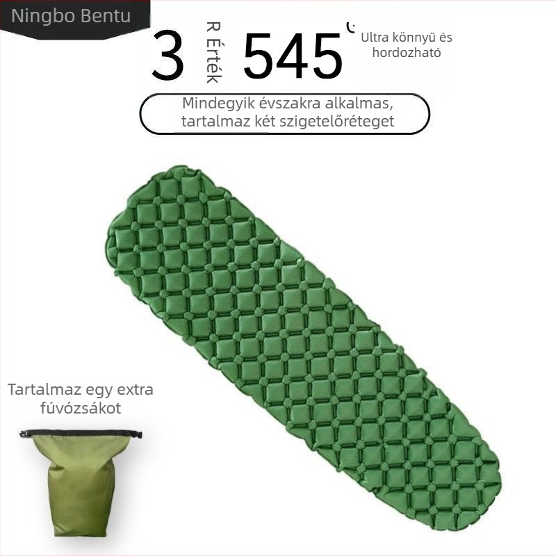 TPU felfújható alvó matrac kempingezéshez – 1 személy, 547 g