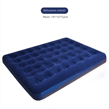 Kültéri felfújható ágy kettős légkészlettel, vastag, hordozható kempinghez; flocking felület; súly 3 kg; teherbírás 180 kg; eredet Shaoxing, Zhejiang