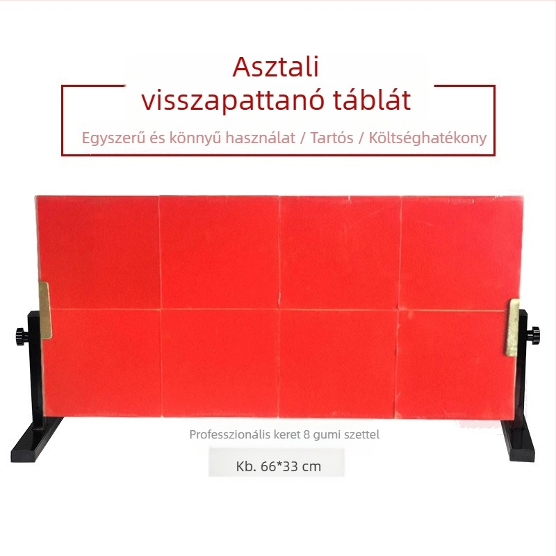 Asztalitenisz egyéni edzésre szolgáló visszaverő tábla – edzéssegéd a labdák visszapattanásához