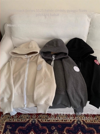 Chilliwack sorozat SS25 női gyapjú fleece bomber kabát cipzárral, álló gallér, vast bolyhos bélés, 70–80% gyapjú