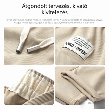 Lyocell férfi nadrág, kasual stílusban, tapered szabásvonal, egyenes szár, alacsony derék, gombos zárás