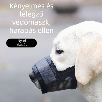 Kutyamuzzle anti harapás, anti ugatás és anti evés; anyag: Egyéb; doboz mennyiség: ls168000941; IP engedély: Nincs